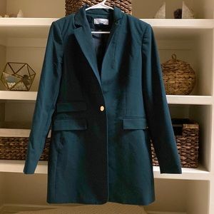 COPY - CALVIN Klein emerald suit jacket, size 6!